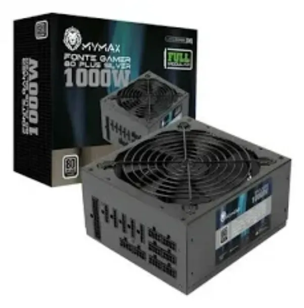 FONTE ATX 1000W MODULAR 80 PLUS SILVER -PFC ATIVO FONTE ATX 1000W MODULAR 80 PLUS SILVER -PFC ATIVO* - Imagem 1
