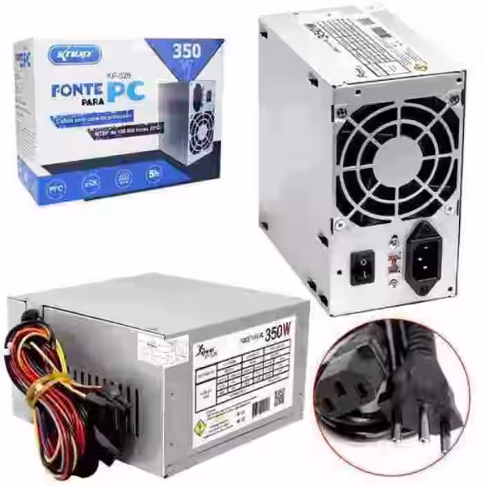 FONTE ATX 350W KP-526 FONTE ATX 350W KP-526 - Imagem 1