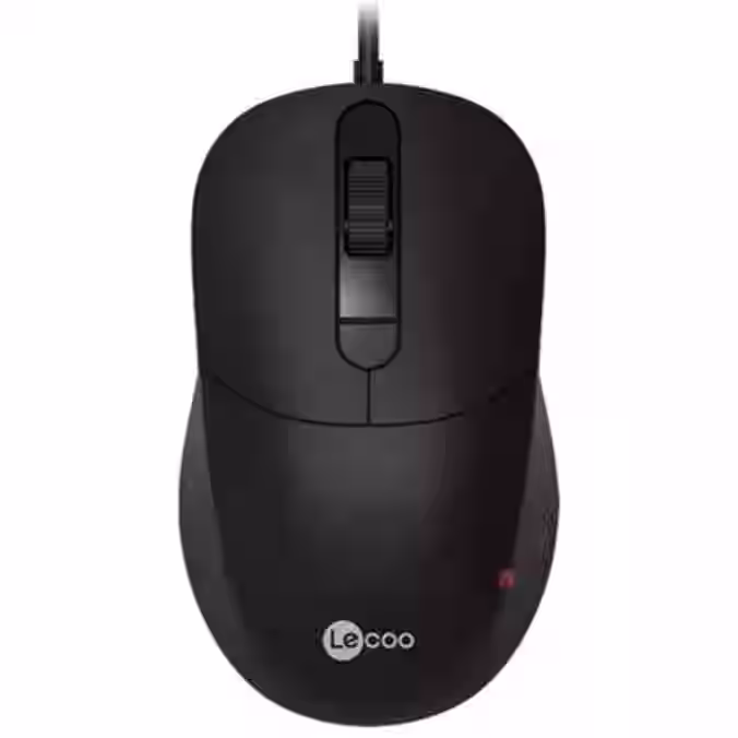 MOUSE USB MS102 PRETO LECOO MOUSE USB MS102 PRETO LECOO ** - Imagem 1