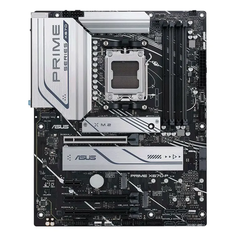 PLACA MÃE ASUS PRIME X670 - P, SOCKET AM5, DDR5, ATX PLACA MÃE ASUS PRIME X670 - P, SOCKET AM5, DDR5, ATX - Imagem 1