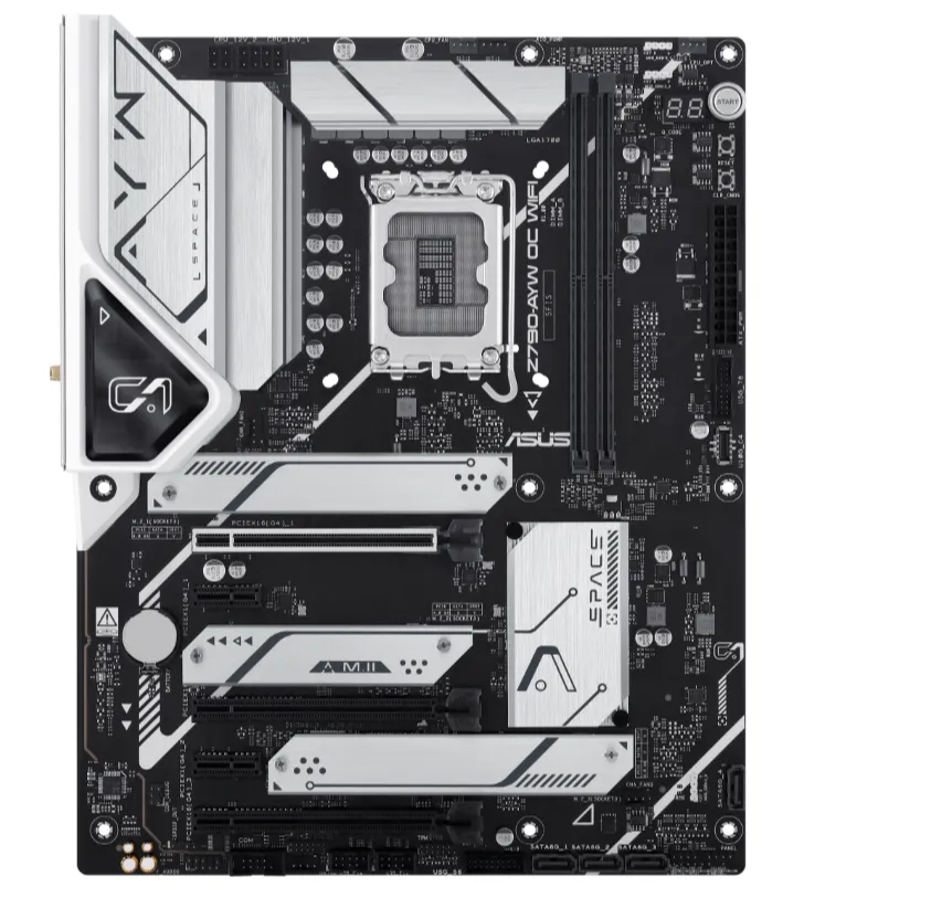 PLACA MÃE ASUS PRIME Z790 - AYW OC WIFI, LGA 1700, DDR5, mATX PLACA MÃE ASUS PRIME Z790 - AYW OC WIFI, LGA 1700, DDR5, mATX - Imagem 1