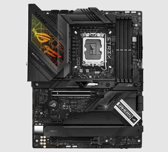 PLACA MÃE ASUS ROG STRIX Z790 - H GAMING WIFI, LGA 1700, DDR5, ATX PLACA MÃE ASUS ROG STRIX Z790 - H GAMING WIFI, LGA 1700, DDR5, ATX - Imagem 1