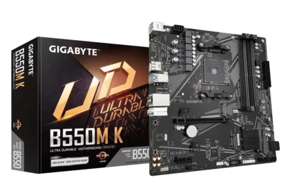 PLACA MÃE GIGABYTE B550 M - K, SOCKET AM4, DDR4, mATX