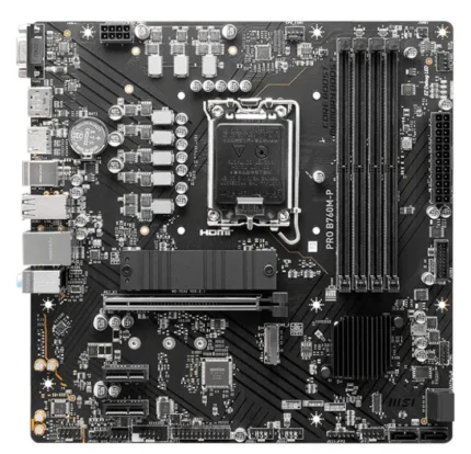 PLACA MÃE MSI PRO B760 M - P, LGA 1700, DDR5, mATX