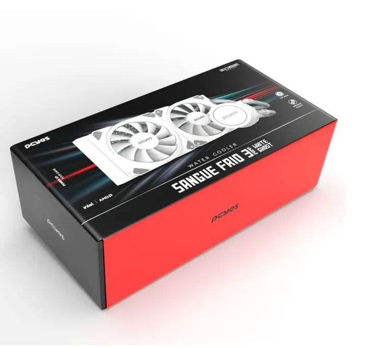 WATER COOLER SANGUE FRIO 3 WHITE GHOST 240MM WATER COOLER SANGUE FRIO 3 WHITE GHOST 240MM - Imagem 1